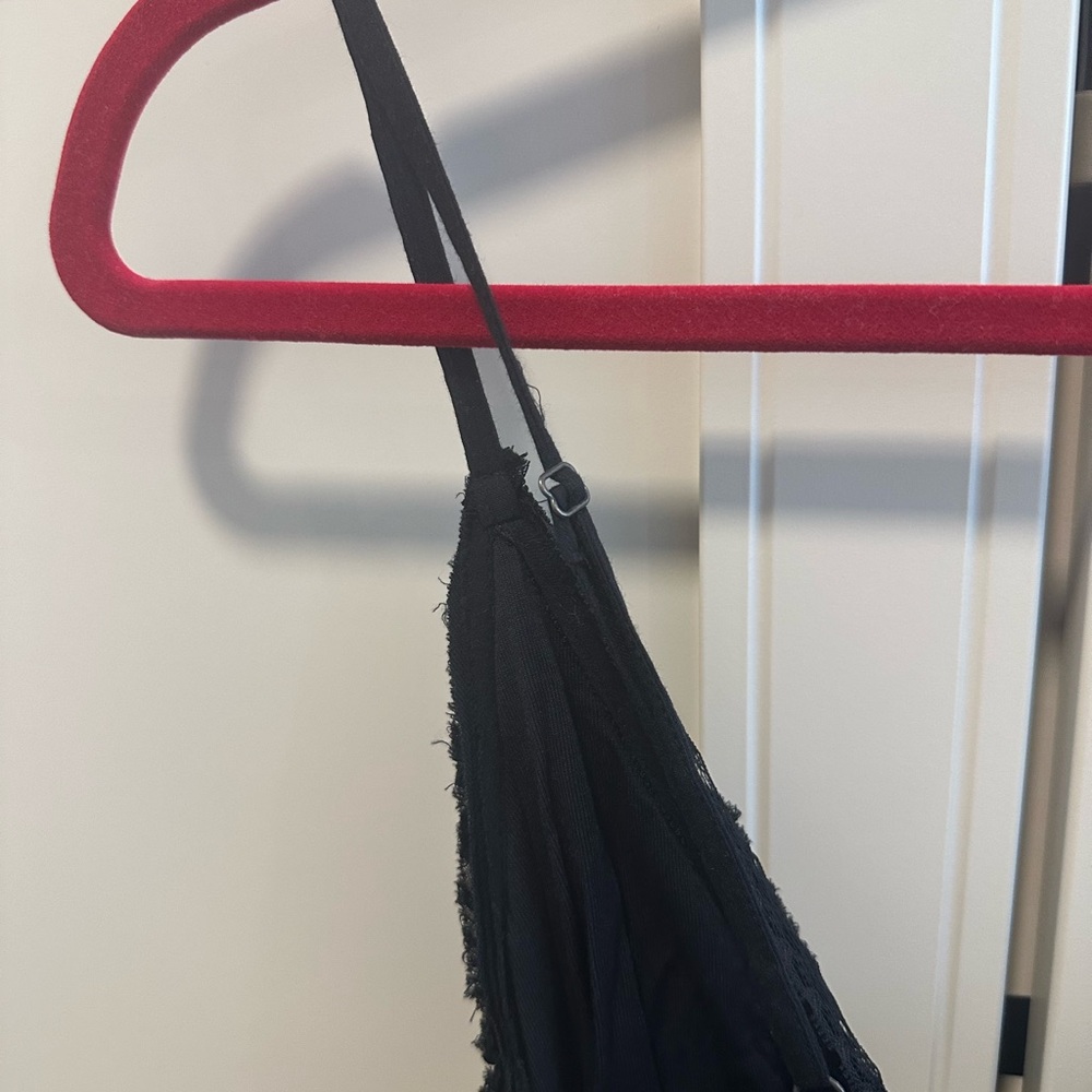 NWT Free People Delia Slip Black Casual Dress - M - Picture 8 of 11